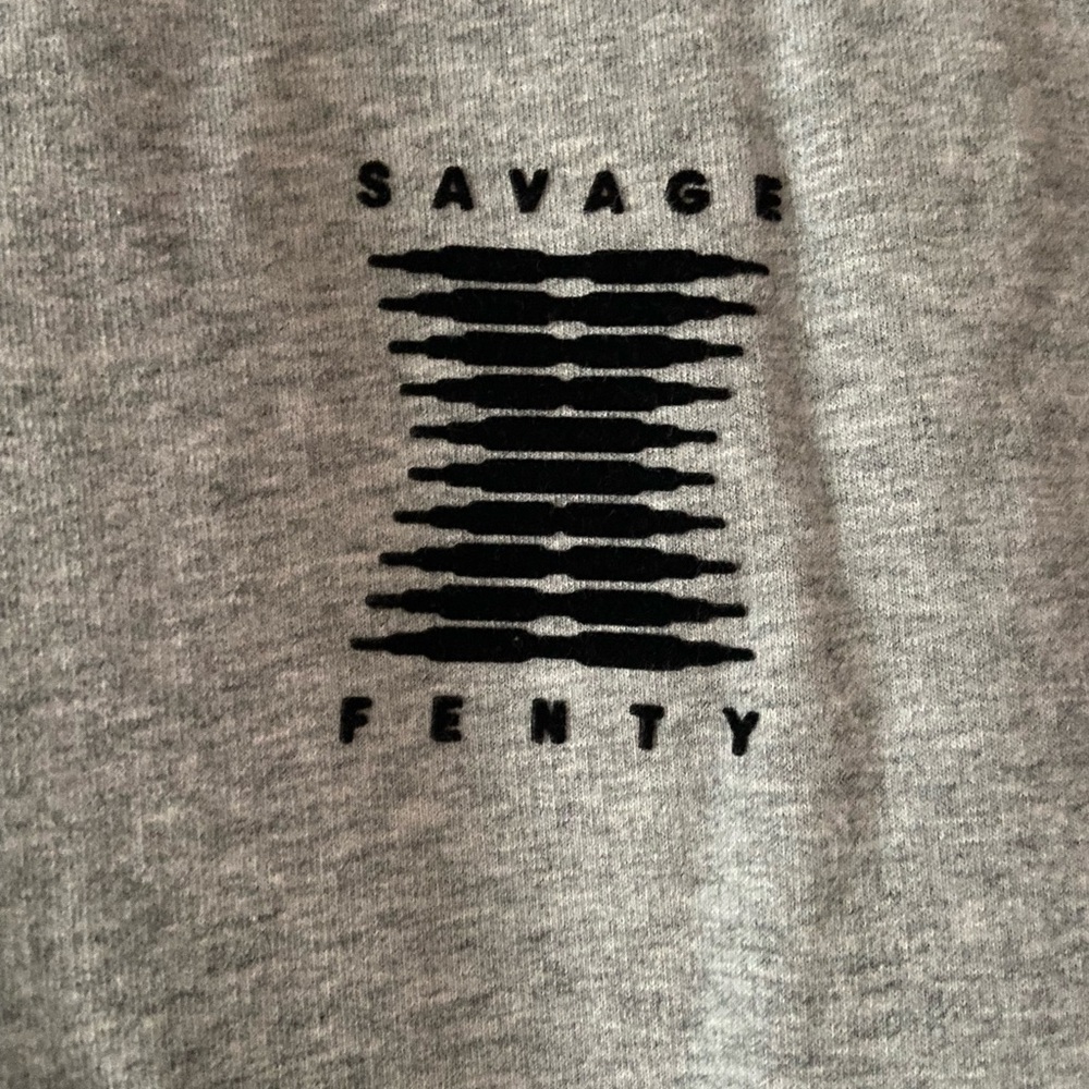 Savage X Fenty Forever Savage Hooded Onesie, heather gray, 3x, super comfy!